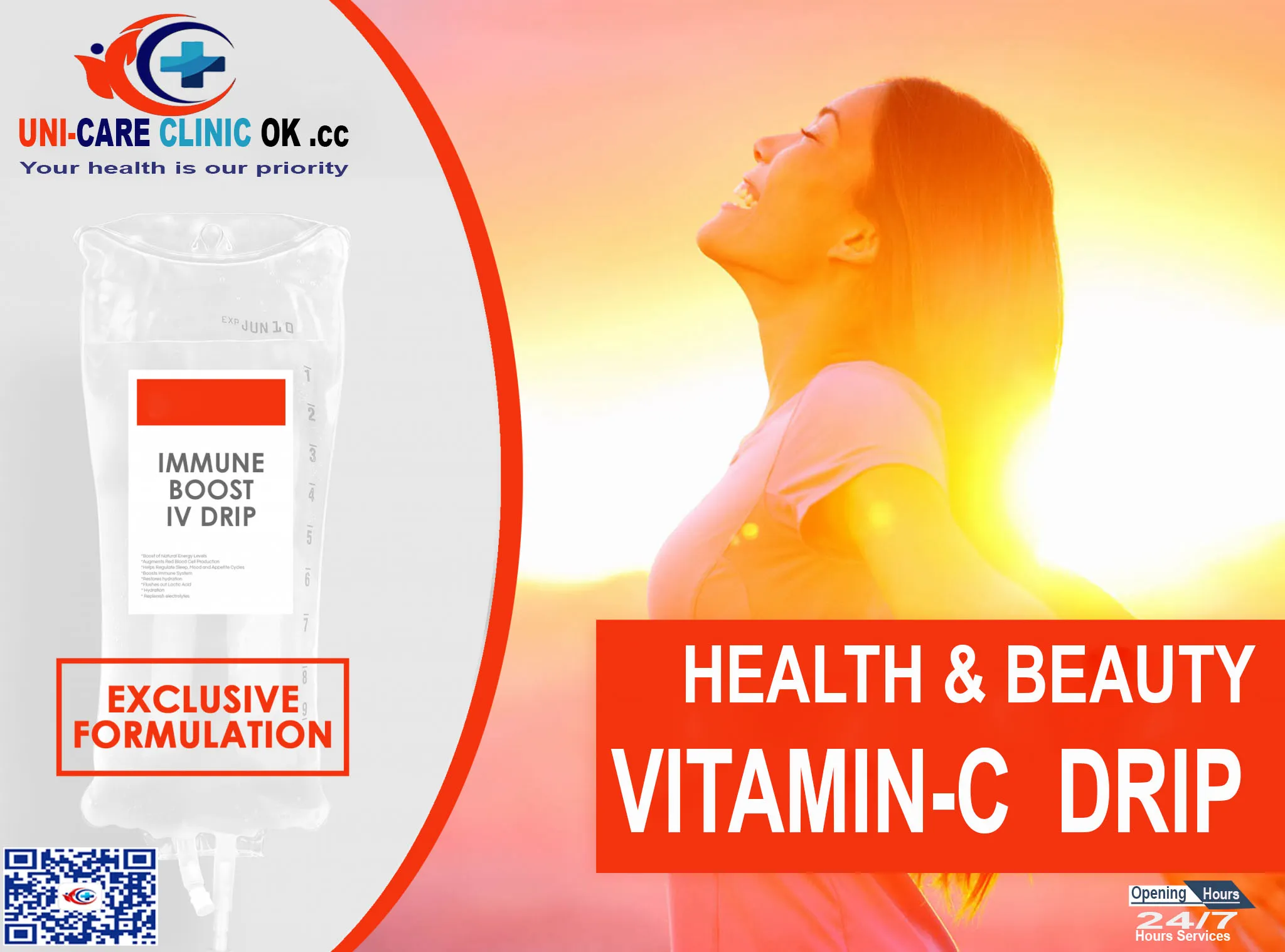 Uni-Care Clinic immune boost IV drip